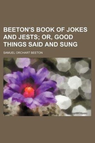 Cover of Beeton's Book of Jokes and Jests; Or, Good Things Said and Sung