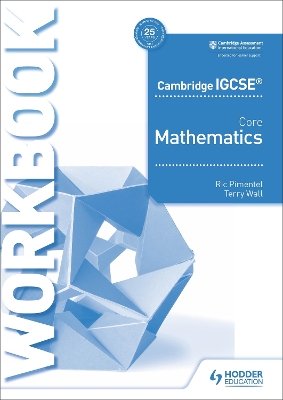 Book cover for Cambridge IGCSE Core Mathematics Workbook