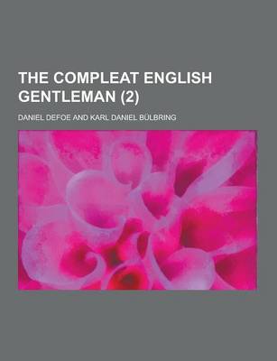 Book cover for The Compleat English Gentleman (2)