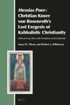 Book cover for Messias Puer: Christian Knorr von Rosenroth's Lost Exegesis of Kabbalistic Christianity