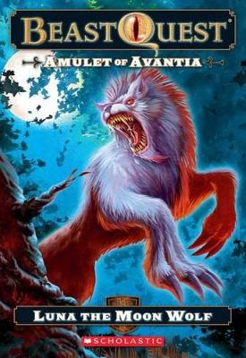Book cover for Amulet of Avantia: Luna the Moon Wolf