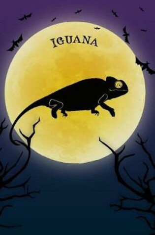 Cover of Iguana Lizard Notebook Halloween Journal