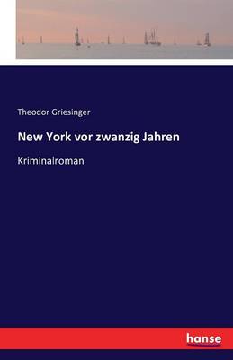 Book cover for New York vor zwanzig Jahren