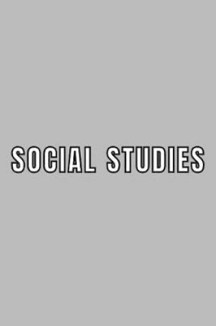 Cover of Social studies