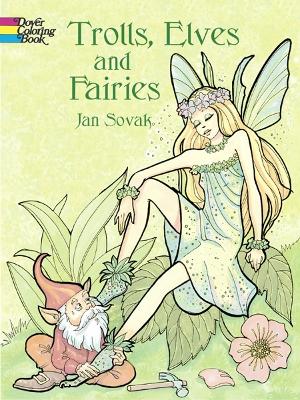 Cover of Trolls, Elves and Fairies Coloring Book