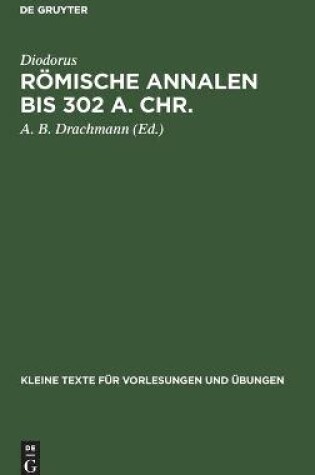 Cover of Roemische Annalen bis 302 a. Chr.