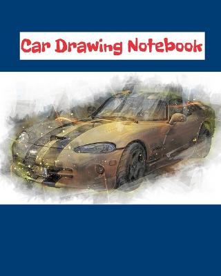 Book cover for Car Drawing Notebook