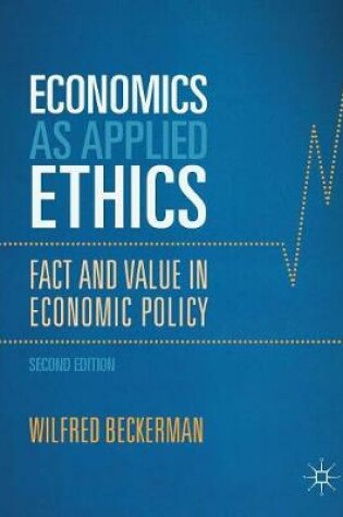 Cover of Economics as Applied Ethics
