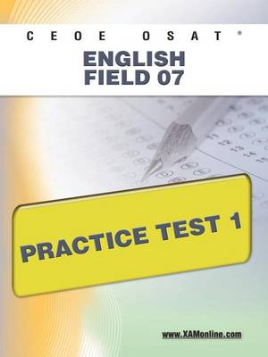 Book cover for Ceoe Osat English Field 07 Practice Test 1