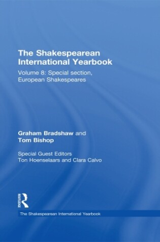 Cover of The Shakespearean International Yearbook