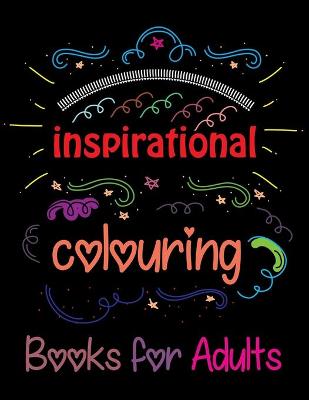 Book cover for Inspirational Coloring Books for Adults