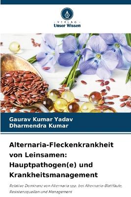 Book cover for Alternaria-Fleckenkrankheit von Leinsamen