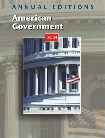 Book cover for A/E American Government 03/04