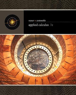 Book cover for Student Solutions Manual for Waner/Costenoble's Applied Calculus, 7th