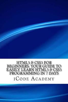 Book cover for Html5 & Css3 for Beginners