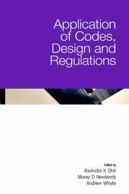 Book cover for Application of Codes, Design and Regulations