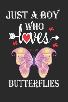 Book cover for Just a Boy Who Loves Butterflies