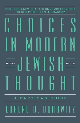 Book cover for Choices in Modern Jewish Thought