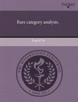 Book cover for Rare Category Analysis