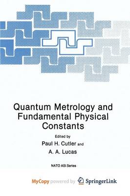 Book cover for Quantum Metrology and Fundamental Physical Constants