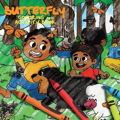 Book cover for Butterfly Coloring & Activity Book