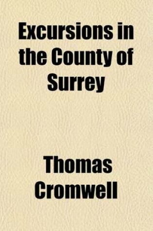 Cover of Excursions in the County of Surrey; Comprising Brief Historical and Topographical Delineations, Together with Descriptions of the Residences of the Nobility and Gentry, Remains of Antiquity, and Other Interesting Objects of Curiosity Forming a Complete Gui