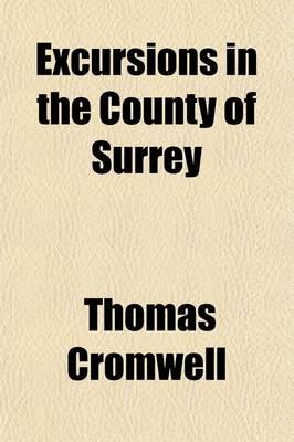 Book cover for Excursions in the County of Surrey; Comprising Brief Historical and Topographical Delineations, Together with Descriptions of the Residences of the Nobility and Gentry, Remains of Antiquity, and Other Interesting Objects of Curiosity Forming a Complete Gui