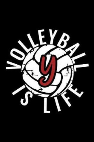 Cover of Y Monogram Initial Volleyball Journal