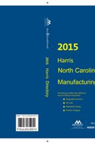 Cover of Harris North Carolina Manufacturers Directory