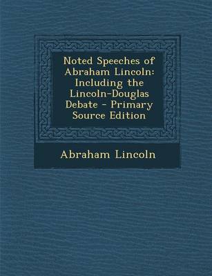 Book cover for Noted Speeches of Abraham Lincoln