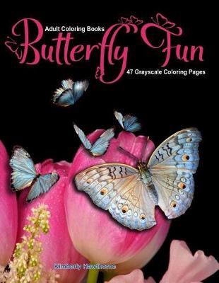 Book cover for Adult Coloring Books Butterfly Fun