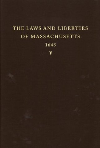 Cover of The Book of the General Lawes and Libertyes Concerning the Inhabitants of the Massachusets