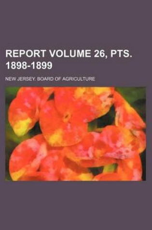 Cover of Report Volume 26, Pts. 1898-1899