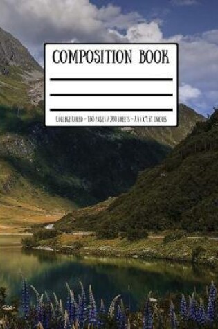 Cover of Mountains, Lakes & Bluebells Composition Book