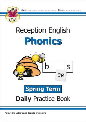 Book cover for Reception Phonics Daily Practice Book: Spring Term