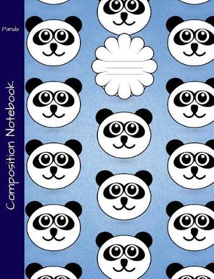 Book cover for Panda Composition Notebook