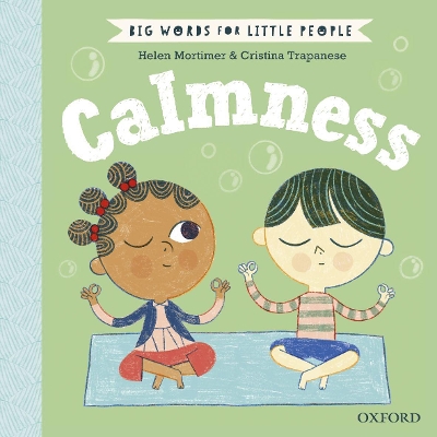 Book cover for Big Words for Little People Calmness