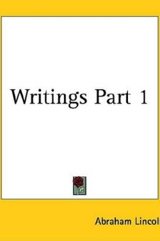 Cover of Writings Part 1