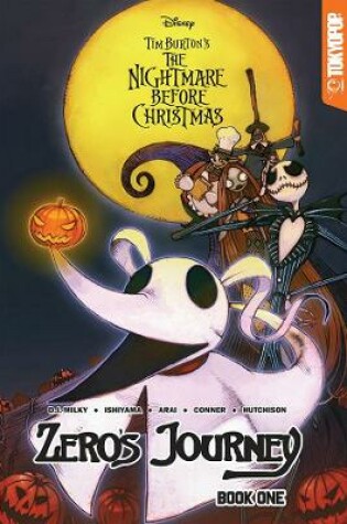 Cover of Disney Manga: Tim Burton's The Nightmare Before Christmas — Zero's Journey Graphic Novel, Book 1
