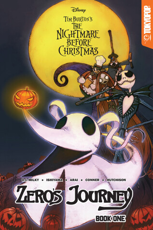 Book cover for Disney Manga: Tim Burton's The Nightmare Before Christmas - Zero's Journey, Book 1