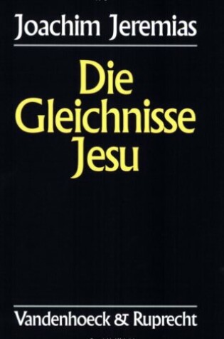 Cover of Die Gleichnisse Jesu