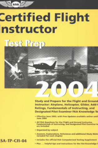 Cover of Certified Flight Instructor Test Prep