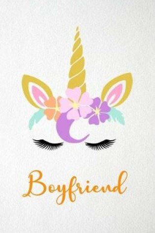 Cover of Boyfriend A5 Lined Notebook 110 Pages