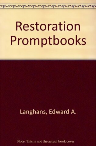 Cover of Restoration Promptbooks