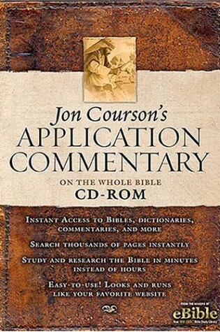 Cover of Jon Courson's Application Commentary on the Whole Bible