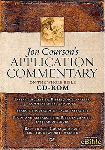 Book cover for Jon Courson's Application Commentary on the Whole Bible