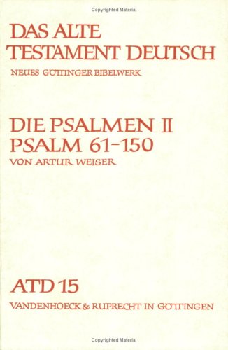 Book cover for Die Psalmen II