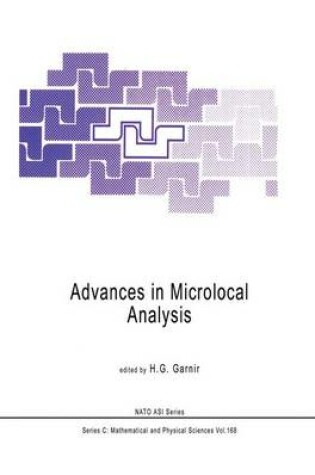 Cover of Advances in Microlocal Analysis