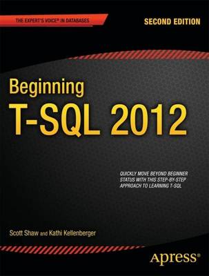 Book cover for Beginning T-SQL 2012