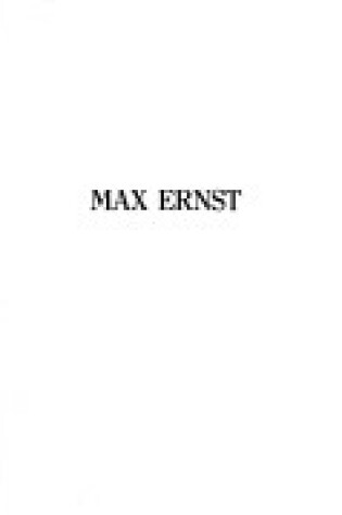 Cover of Max Ernst